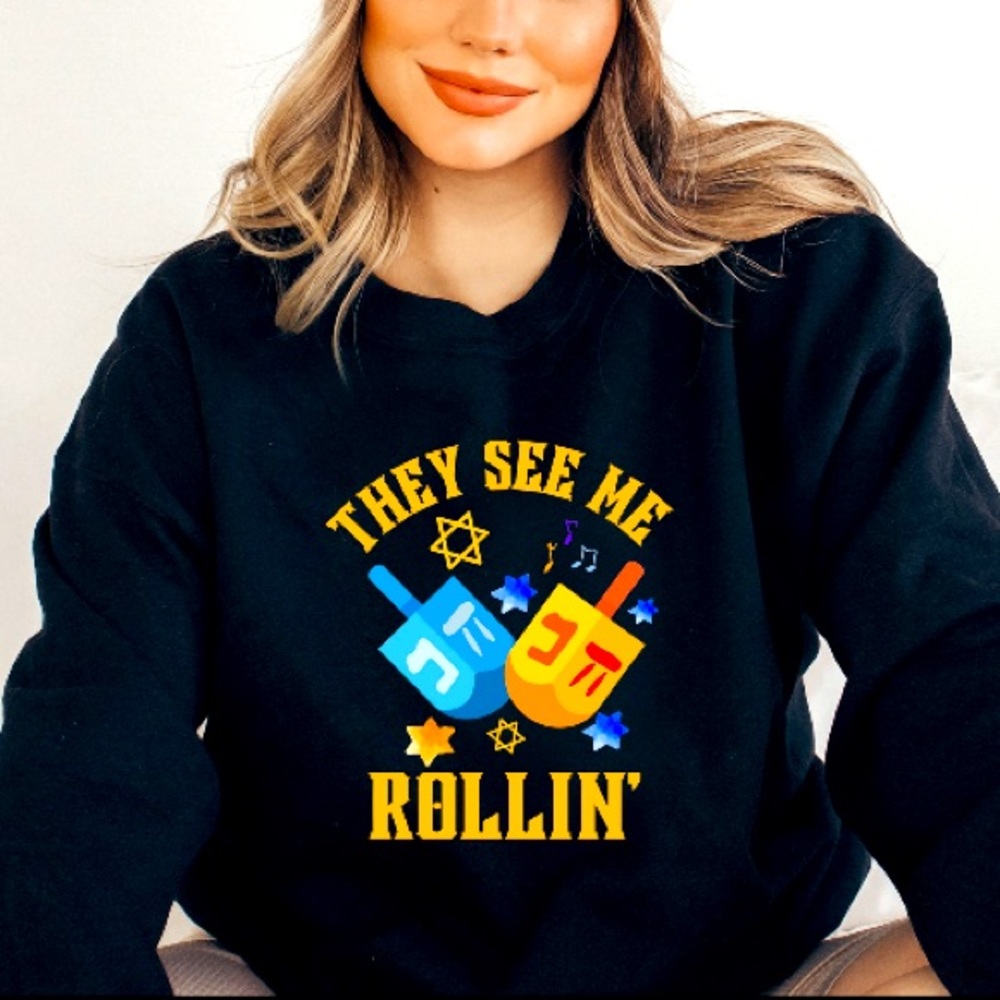 *****Brand New W/O Tag***** Men’s “They See Me Rolling” Sweatshirt.